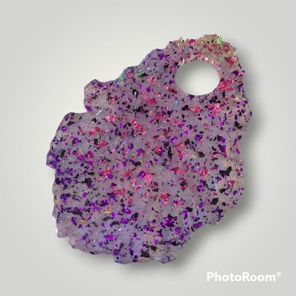 Clear Gold Leaf Tray (Z121) - Picture 3 of 5